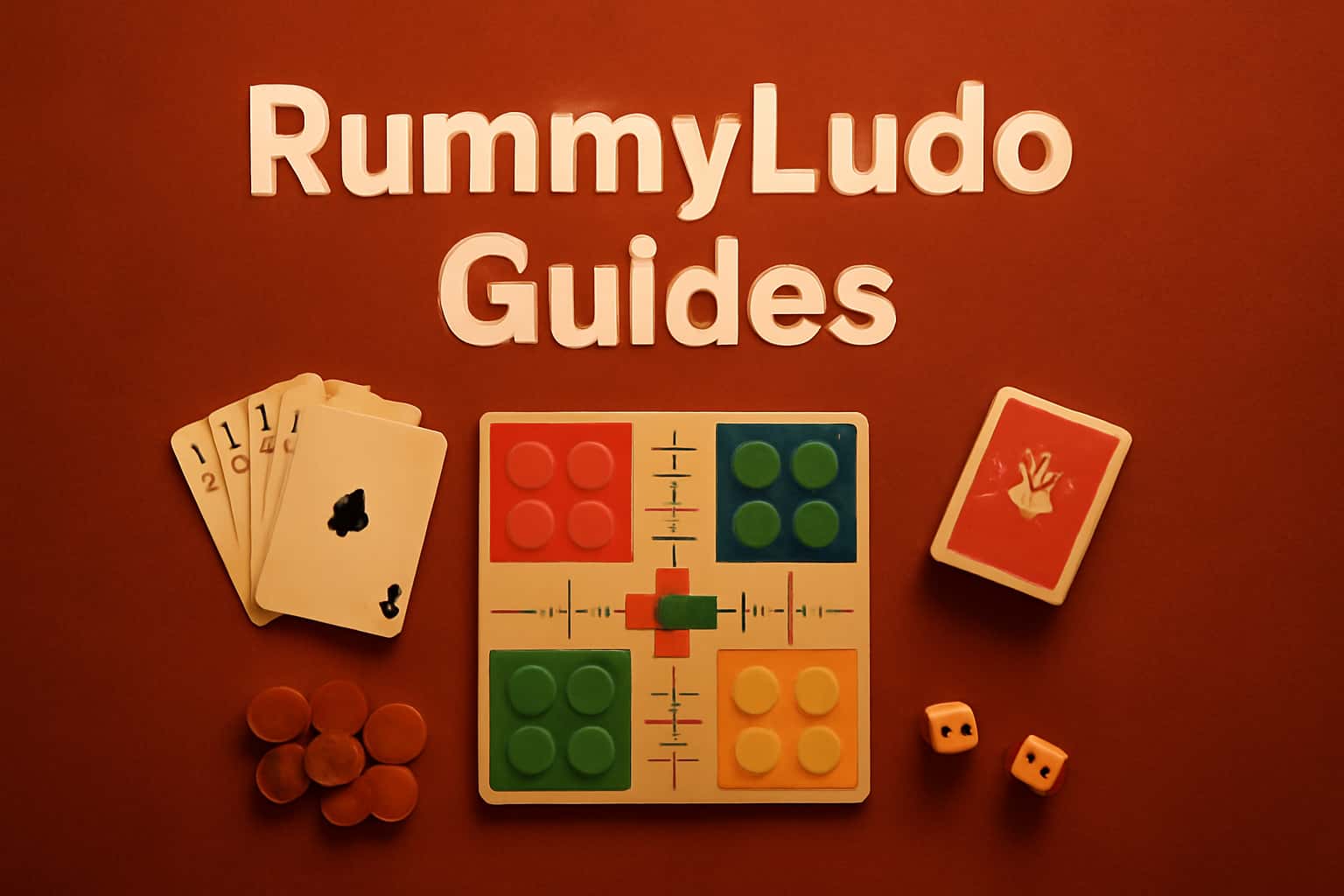 Informational scene showcasing RummyLudo Guides.
