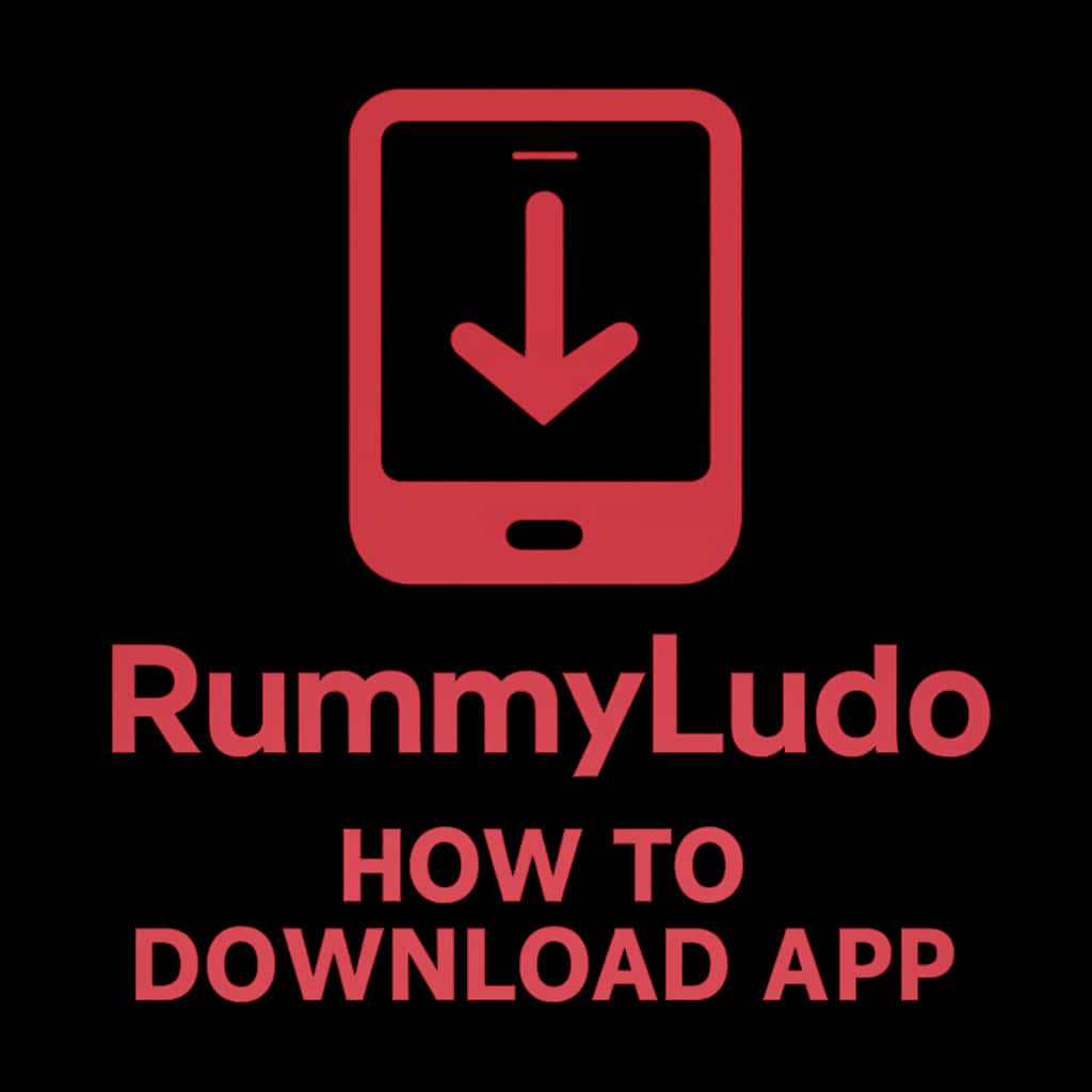 Icon representing the RummyLudo app download guide.