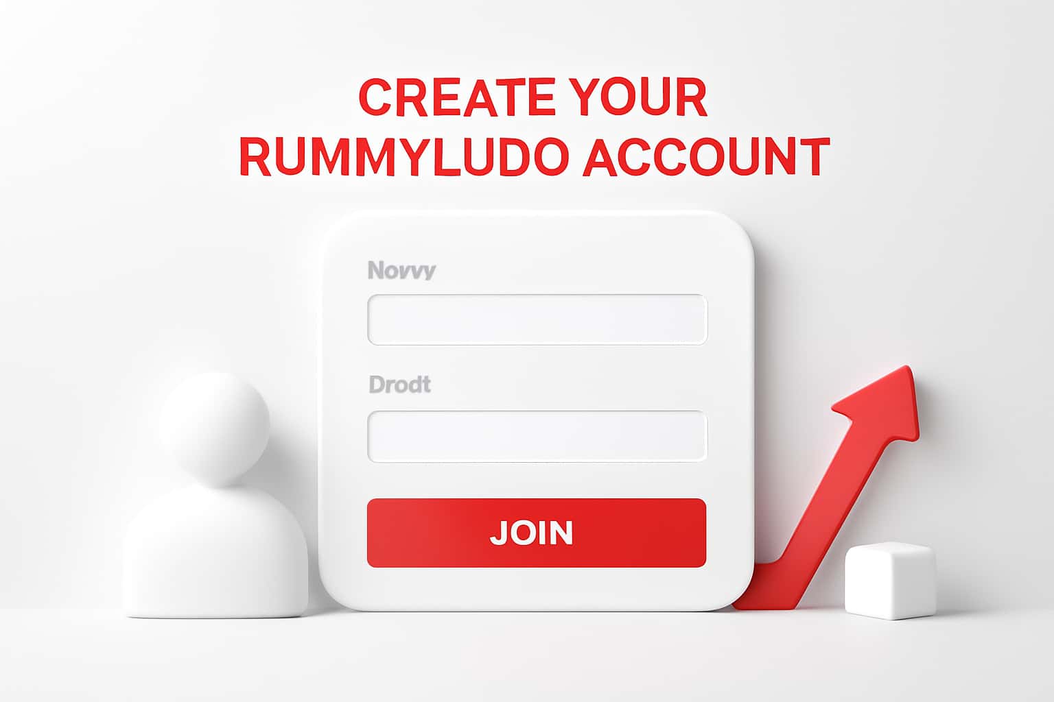 Create Your RummyLudo Account Interface