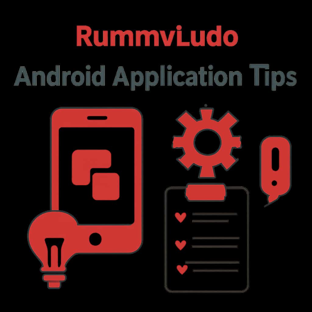 Diagram illustrating RummyLudo Android Application Tips.