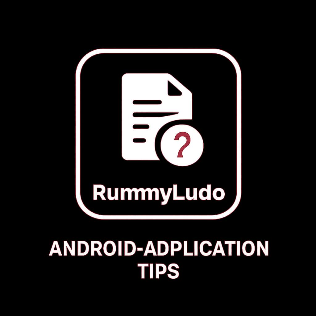 Icon representing RummyLudo Android Application Tips.