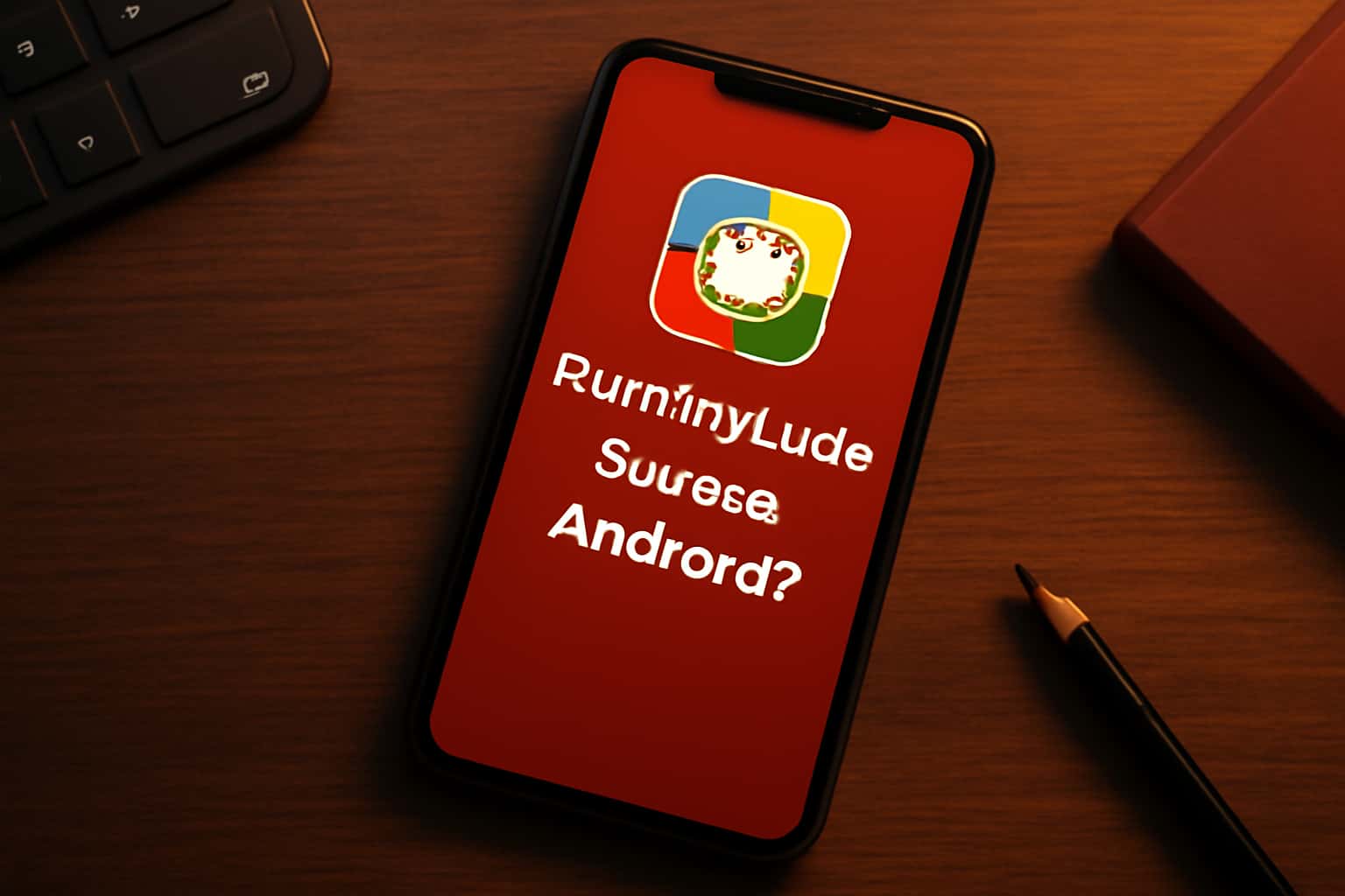 An informational graphic illustrating the safety of RummyLudo on Android devices.