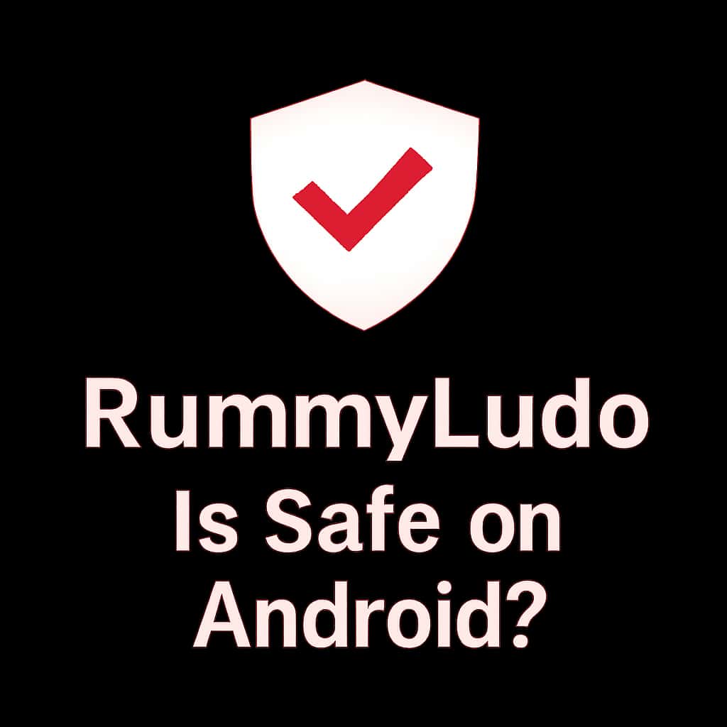 A professional badge indicating the safety analysis of RummyLudo.