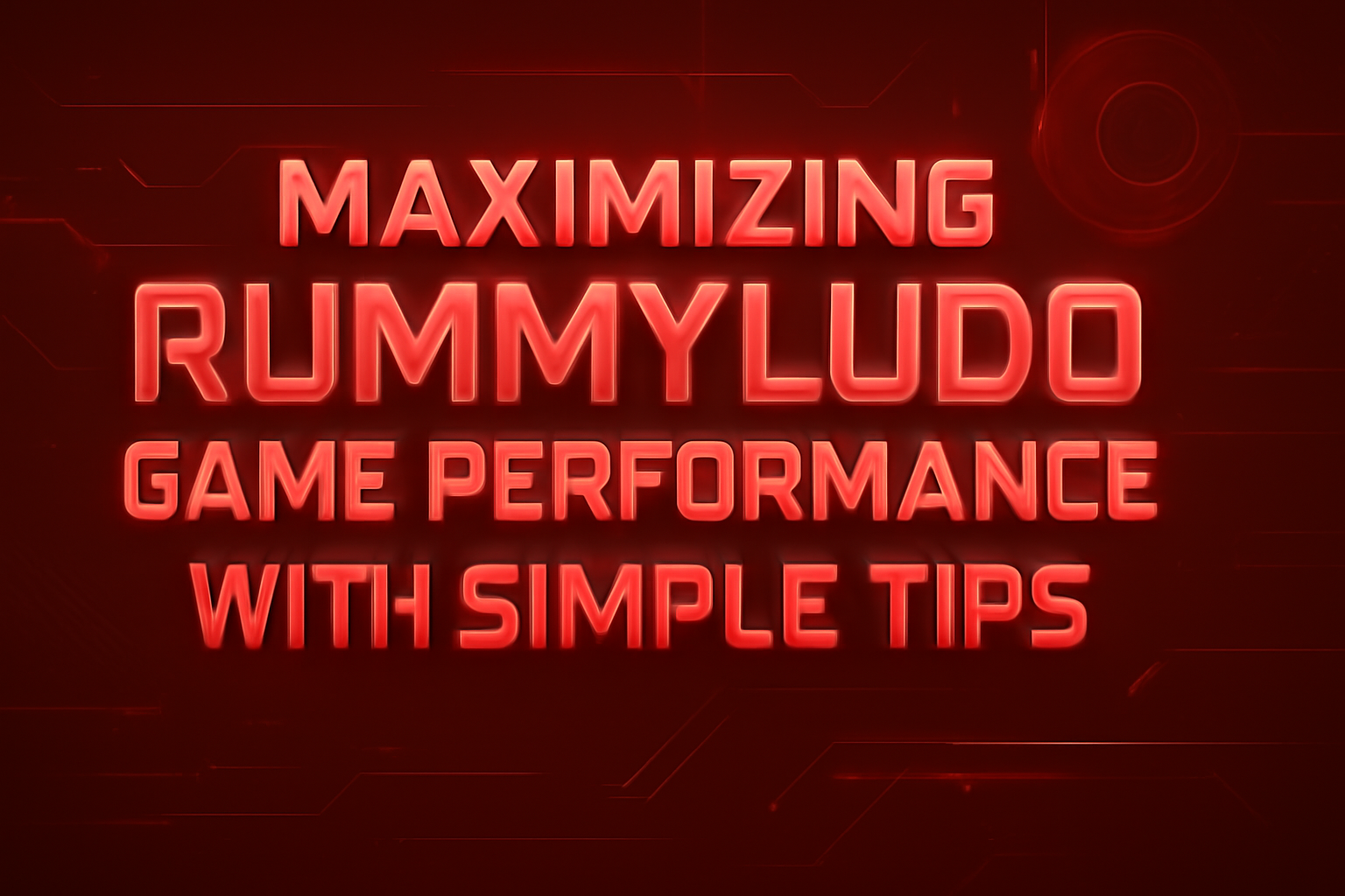 Informative scene showcasing the latest RummyLudo update.