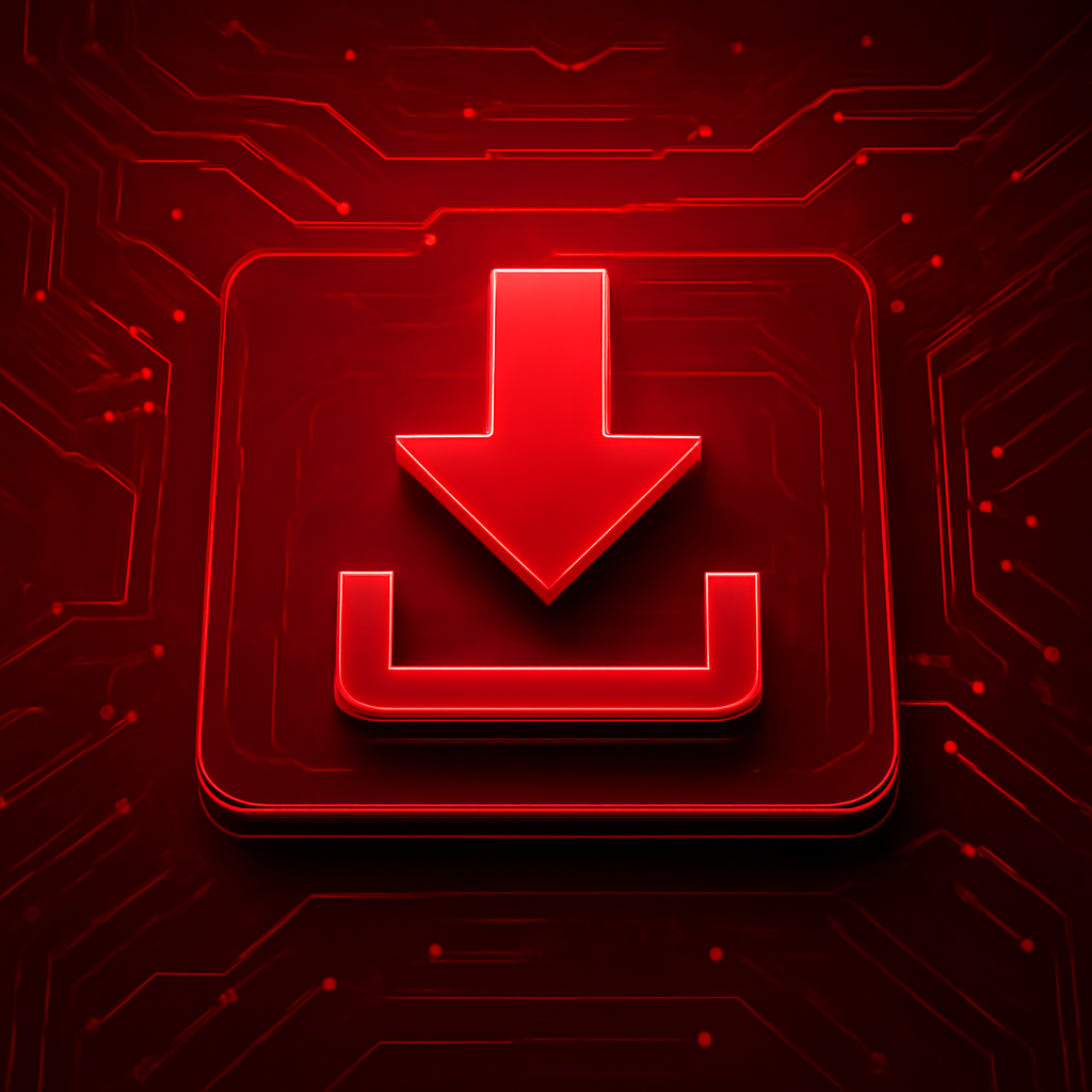 Illustration showing the download process for the RummyLudo app.