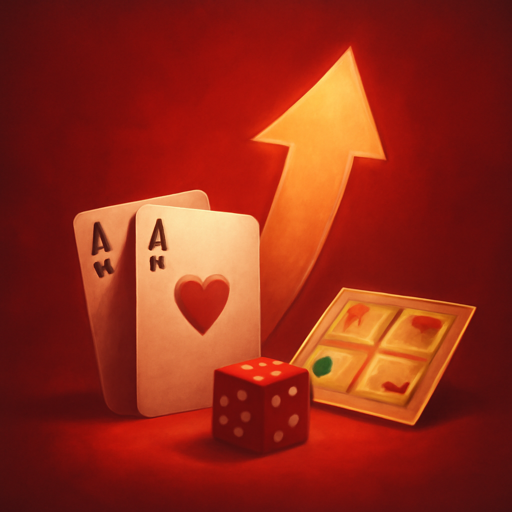 Icon representing app settings for RummyLudo.