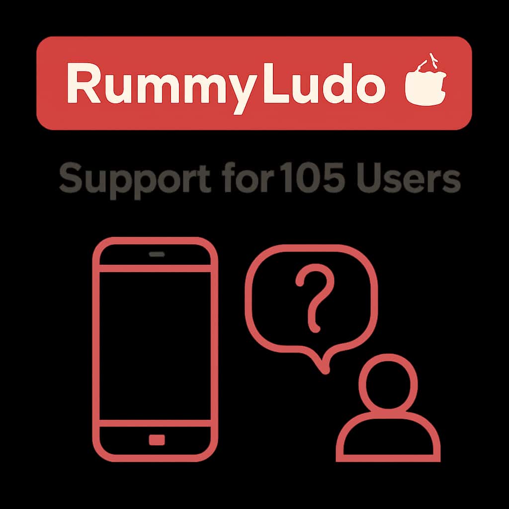 Illustration of RummyLudo support sections.