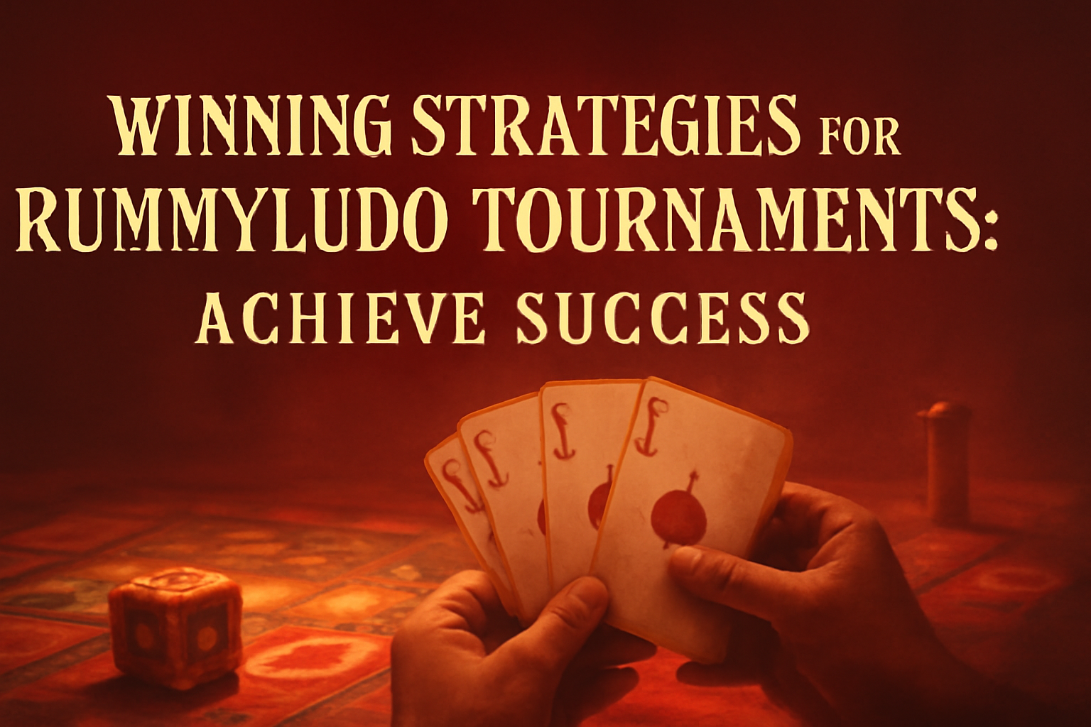 Informational graphic demonstrating how to download the RummyLudo app.