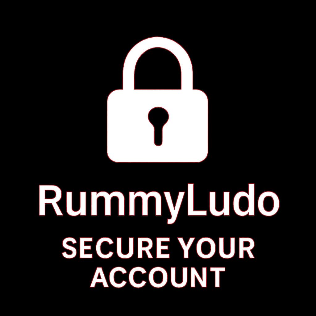 An icon illustrating account security for RummyLudo.